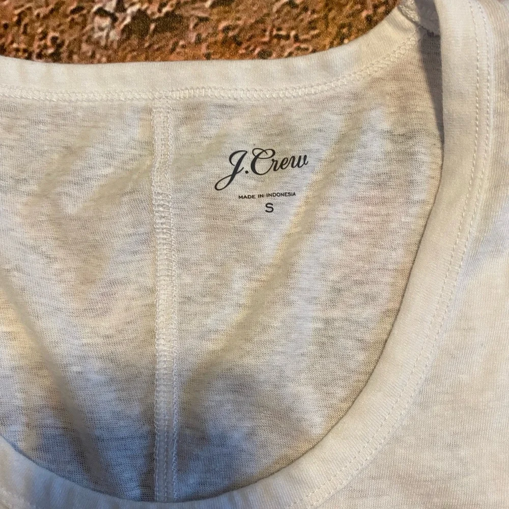 J. Crew Tank Top White SZ S